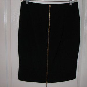 Womens black knit pencil skirt